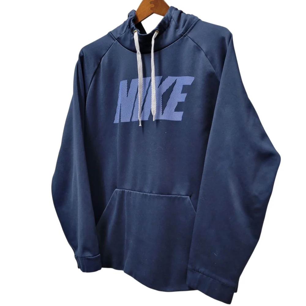 Nike Men's Logo Print Long-Sleeves Hoodie Sweatshirt Size XL